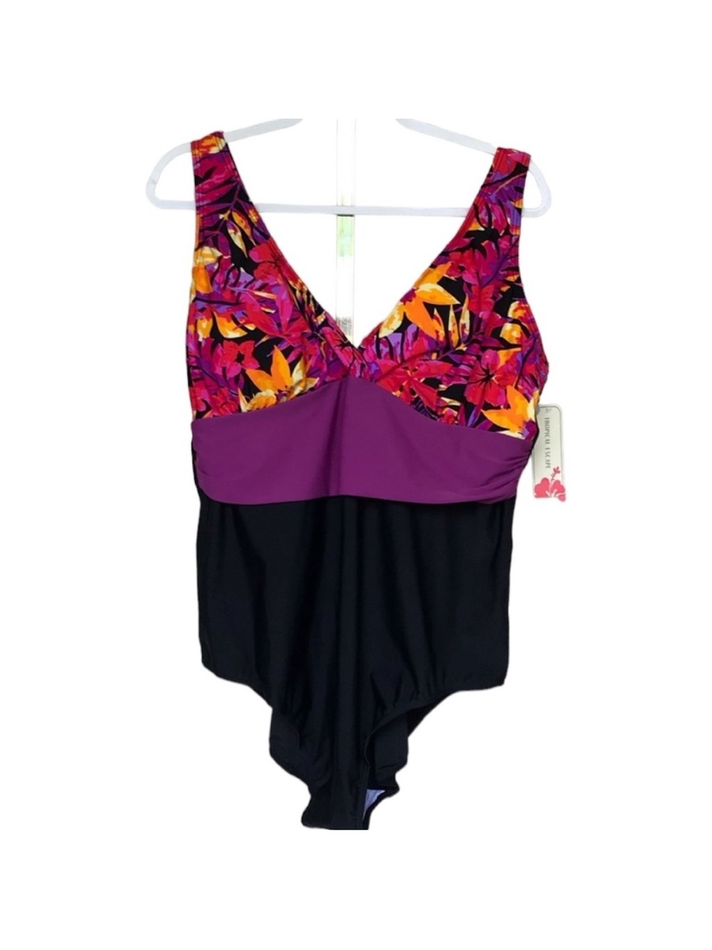 Tropical Escape Tropical Print
One Piece Swim Suit Swim Ware Bathing Suit Sz 24W
